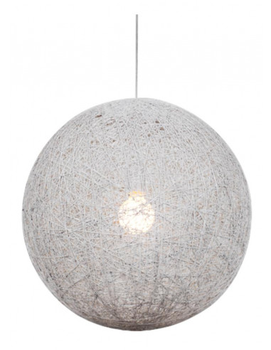 CANDELLUX CARUBA LAMPA WISZĄCA 1X60W E27 BIAŁY 30 31-26944