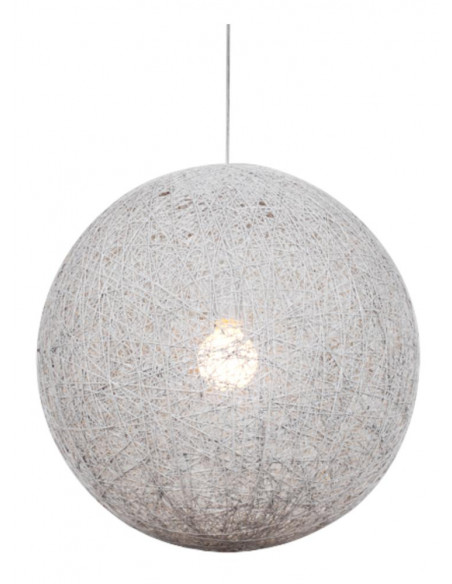 CANDELLUX CARUBA LAMPA WISZĄCA 1X60W E27 BIAŁY 30 31-26944