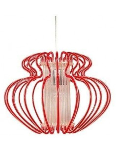 CANDELLUX IMPERIA LAMPA WISZĄCA 1X60W E27 450X330 MAŁA CZERWONA PROMOCJA 31-36608
