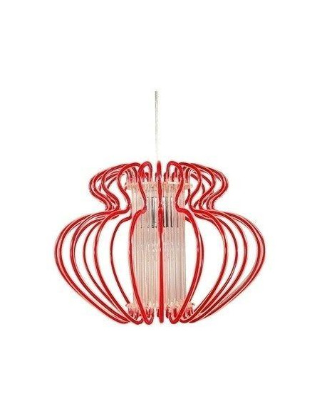 CANDELLUX IMPERIA LAMPA WISZĄCA 1X60W E27 450X330 MAŁA CZERWONA PROMOCJA 31-36608