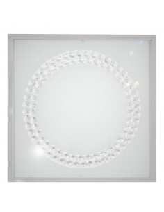 CANDELLUX LUX LAMPA SUFITOWA PLAFON 29X29 16W LED 6500K SATYNA DUŻY RING 10-60679