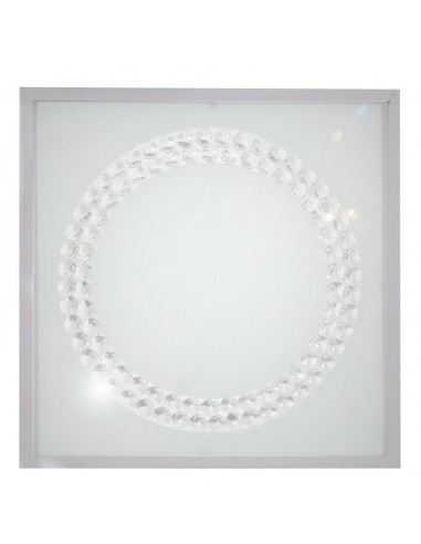 CANDELLUX LUX LAMPA SUFITOWA PLAFON 29X29 16W LED 6500K SATYNA DUŻY RING 10-60679