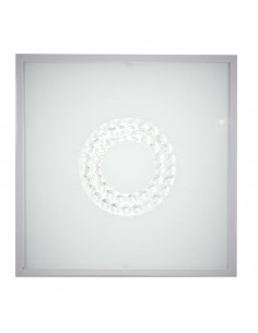 CANDELLUX LUX LAMPA SUFITOWA PLAFON 29X29 16W LED 6500K SATYNA MAŁY RING 10-60686