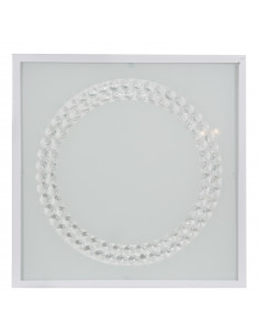 CANDELLUX LUX LAMPA SUFITOWA PLAFON 29X29 16W LED 4000K SATYNA DUŻY RING 10-64479