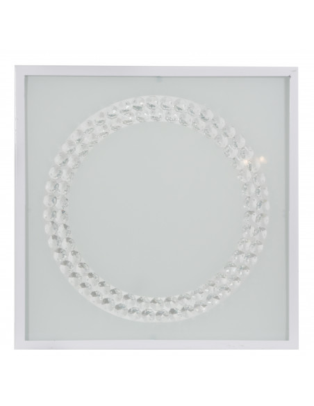 CANDELLUX LUX LAMPA SUFITOWA PLAFON 29X29 16W LED 4000K SATYNA DUŻY RING 10-64479