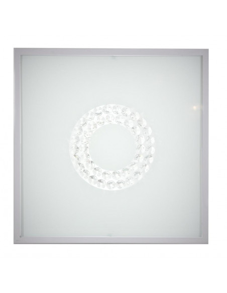 CANDELLUX LUX LAMPA SUFITOWA PLAFON 29X29 16W LED 4000K SATYNA MAŁY RING 10-64509