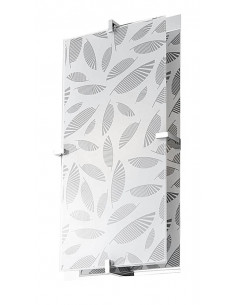 CANDELLUX FIKUS LAMPA SUFITOWA PLAFON 40X20 2X60W E27 CHROM 10-12838