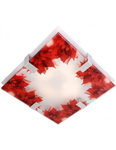CANDELLUX RAPSODY LAMPA SUFITOWA PLAFON 31X31 2X60W E27 KWADRAT 10-30306