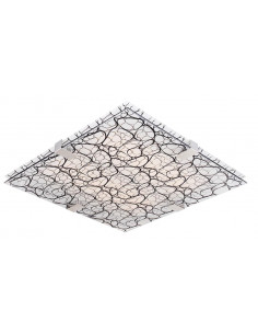 CANDELLUX FIERA LAMPA SUFITOWA PLAFON 31X31 1X9W LED KWADRAT 10-30801