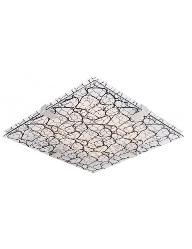 CANDELLUX FIERA LAMPA SUFITOWA PLAFON 31X31 1X9W LED KWADRAT 10-30801