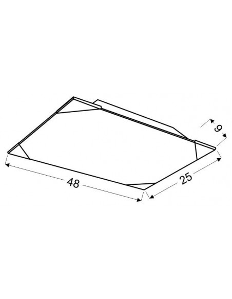 CANDELLUX CEDRA LAMPA SUFITOWA PLAFON 25X48 2X60W E27 10-05496