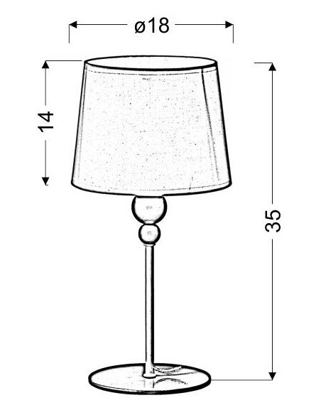 CANDELLUX BEBE LAMPA GABINETOWA 1X60 W E27 BIAŁA 41-38968