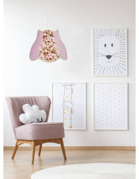 CANDELLUX ZUZA LAMPA WISZĄCA 35 1X60W E27 RÓŻOWY 31-96961