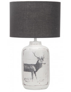 CANDELLUX WALIA 2 LAMPA GABINETOWA 42CM 1X60W E27 SREBRNA 41-39194