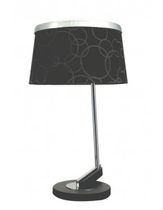 CANDELLUX IMPRESJA LAMPA 1*60W E27 CZARNA CHROM 41-45310
