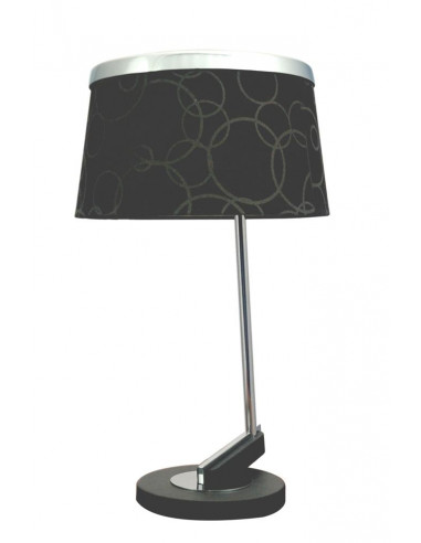CANDELLUX IMPRESJA LAMPA 1*60W E27 CZARNA CHROM 41-45310