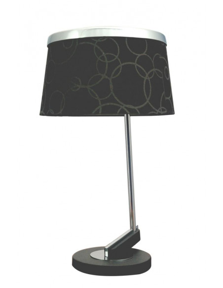 CANDELLUX IMPRESJA LAMPA 1*60W E27 CZARNA CHROM 41-45310