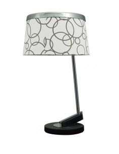CANDELLUX IMPRESJA LAMPA 1*60W E27 BIAŁA CHROM 41-45372