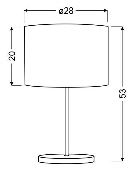 CANDELLUX MANHATTAN LAMPA GABINETOWA 1X60W E27 41-55029