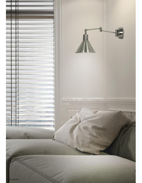 CANDELLUX COPENHAGEN LAMPA KINKIET 1X40W E14 SATYNA 21-41753