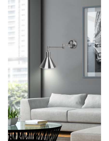 CANDELLUX COPENHAGEN LAMPA KINKIET 1X40W E14 SATYNA 21-41753