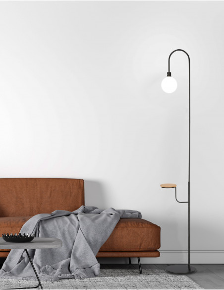CANDELLUX VANITY LAMPA PODŁOGOWA CZARNY 1X40W G9 51-00057