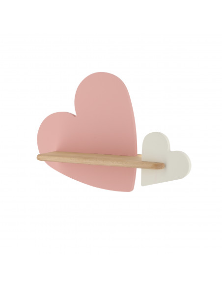 CANDELLUX Heart lampa kinkiet 5w led 4000k iq kids różowy+biały 21-03874