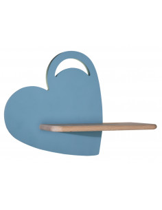 CANDELLUX Heart lampa kinkiet 5w led 4000k iq kids z otworem niebieski 21-03867
