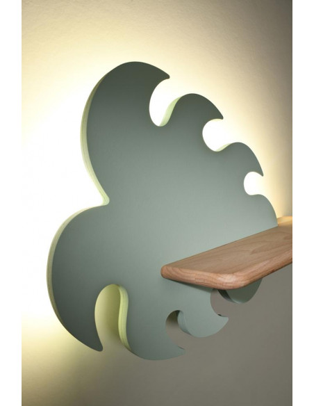 CANDELLUX Monstera lampa kinkiet 5w led 4000k iq kids zielony 21-00941