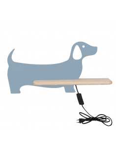 CANDELLUX DOG LAMPA KINKIET 5W LED 4000K IQ KIDS Z PRZEW NIEBIESKI 21-02983