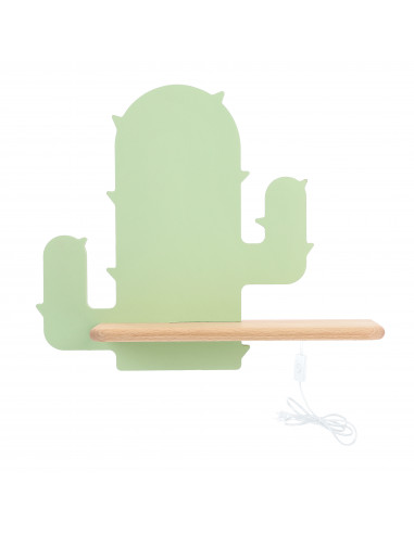CANDELLUX CACTUS 1 LAMPA KINKIET 4W LED 4000K IQ KIDS Z PRZEW ZIELONY 21-00996