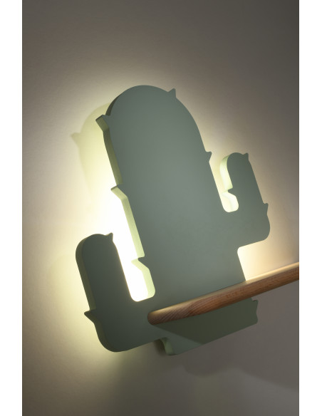 CANDELLUX CACTUS 1 LAMPA KINKIET 4W LED 4000K IQ KIDS Z PRZEW ZIELONY 21-00996