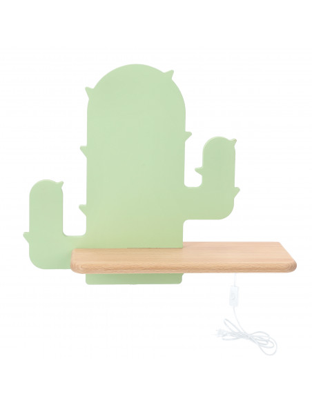 CANDELLUX CACTUS 1 LAMPA KINKIET 4W LED 4000K IQ KIDS Z PRZEW ZIELONY 21-00996