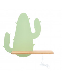 CANDELLUX CACTUS 2 LAMPA KINKIET 4 LED 4000K IQ KIDS Z PRZEW ZIELONY 21-01009