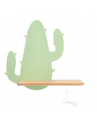 CANDELLUX CACTUS 2 LAMPA KINKIET 4 LED 4000K IQ KIDS Z PRZEW ZIELONY 21-01009