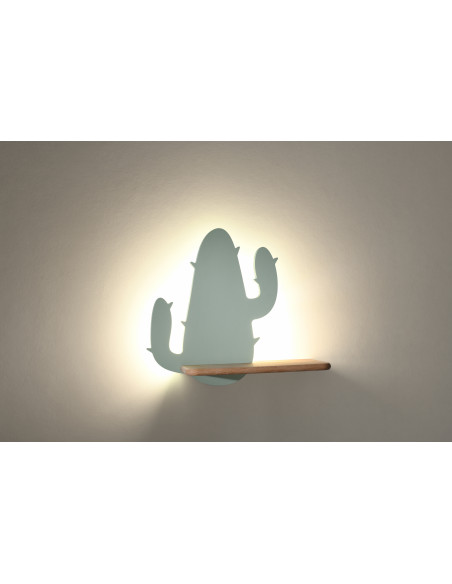 CANDELLUX CACTUS 2 LAMPA KINKIET 4 LED 4000K IQ KIDS Z PRZEW ZIELONY 21-01009