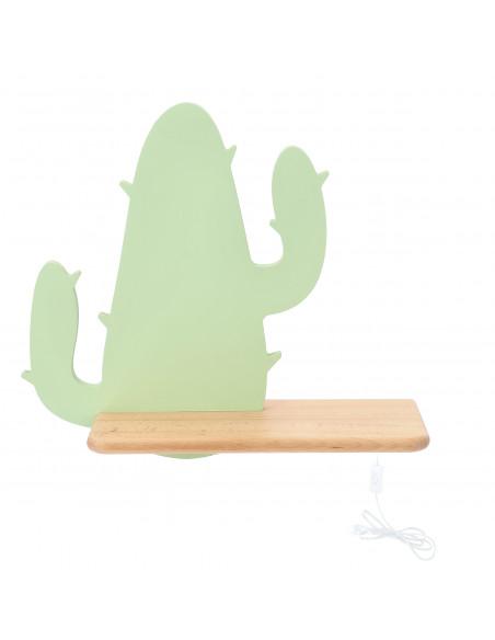 CANDELLUX CACTUS 2 LAMPA KINKIET 4 LED 4000K IQ KIDS Z PRZEW ZIELONY 21-01009