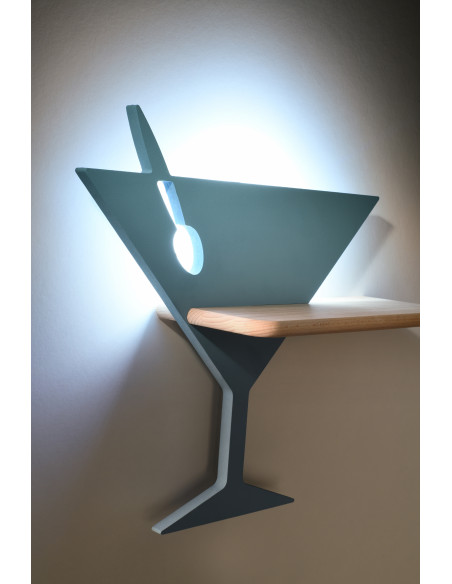 CANDELLUX PICCOLO LAMPA KINKIET 4W LED 4000K IQ KIDS Z PRZEWODEM NIEBIESKI 21-03522