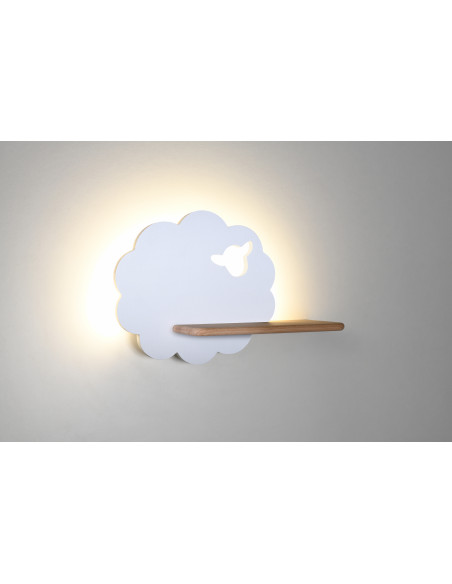 CANDELLUX Sheep lampa kinkiet 5w led 4000k iq kids biały 21-84835