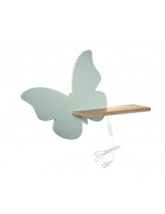 CANDELLUX BUTTERFLY LAMPA KINKIET 5W LED 4000K IQ KIDS Z PRZEWODEM Z WŁ. I WTYCZKĄ MIĘTOWY 21-85160