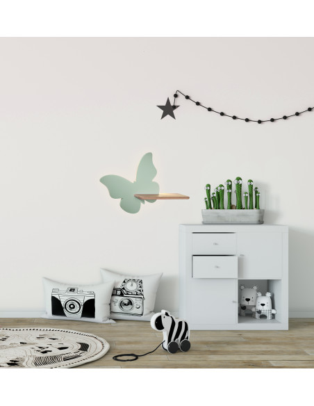 CANDELLUX BUTTERFLY LAMPA KINKIET 5W LED 4000K IQ KIDS Z PRZEWODEM Z WŁ. I WTYCZKĄ MIĘTOWY 21-85160