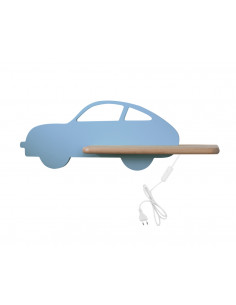 CANDELLUX CAR LAMPA KINKIET 5W LED 4000K WL IQ KIDS Z PRZEWODEM Z WŁ. I WTYCZKĄ NIEBIESKI 21-85085