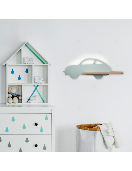 CANDELLUX Car lampa kinkiet ścienny 5w led 4000k wl iq kids miętowy 21-84804