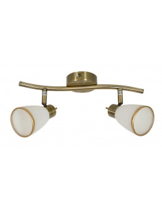 CANDELLUX REGENT LISTWA 2X40W G9 PATYNA (BŻ) 92-70029