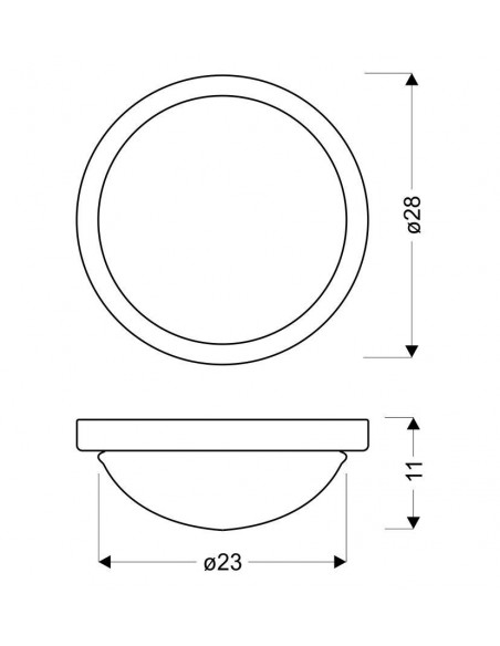 CANDELLUX RODA PLAFON 28 1X60W E27 ZŁOTY IP44 11-81926