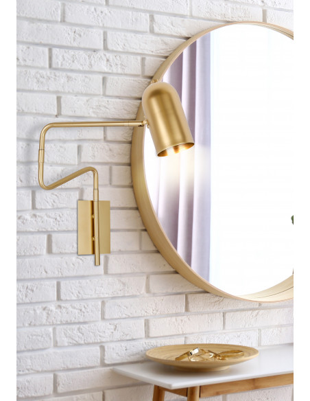 CANDELLUX HOSTI LAMPA KINKIET 1X15W GU10 ZŁOTY 21-75468