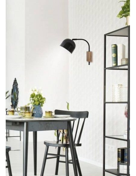 CANDELLUX RUPI LAMPA KINKIET 1X40W E27 CZARNY 21-76687