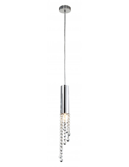 CANDELLUX DUERO LAMPA WISZĄCA 1X3W LED GU10 CHROM BEZ ŻARÓWKI 31-25241-Z