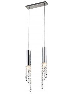 CANDELLUX DUERO LAMPA WISZĄCA 2X3W LED GU10 CHROM BEZ ŻARÓWKI 32-25265-Z