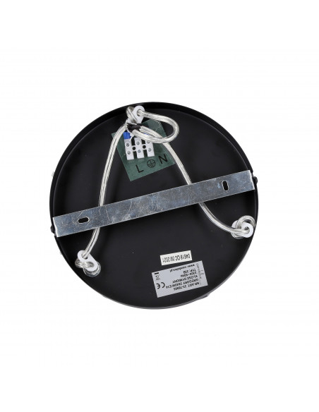 CANDELLUX LAMPA WISZĄCA GREGORY TALERZ CZARNY BRĄZ 3X40W E14 KLOSZ DYMIONY 33-78995